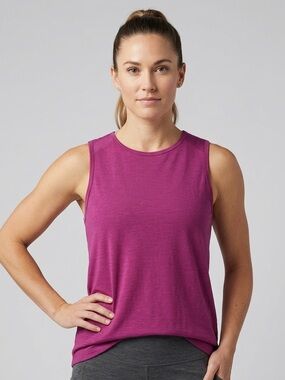 SMARTWOOL Merino Sport 120 Tank Top - Magenta Pink - Medium #210
